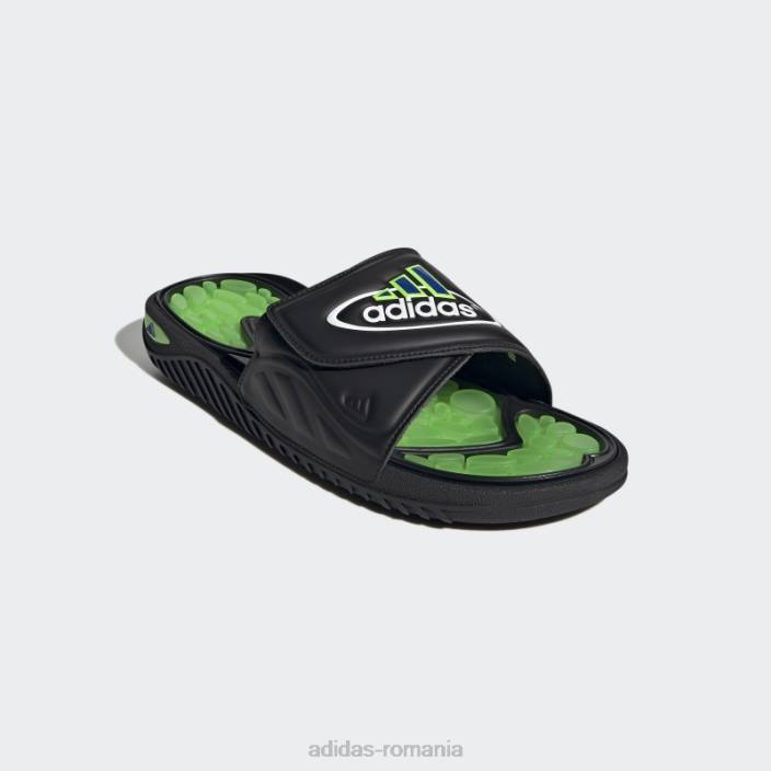 Adidas reptossage slides negru femei negru/verde/alb 2JBN16321