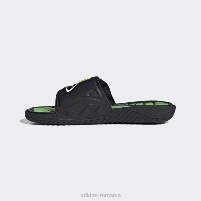 Adidas reptossage slides negru femei negru/verde/alb 2JBN16321