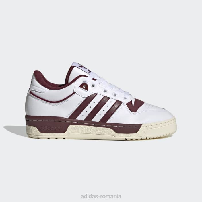 Adidas rivalitate low 86 pantofi roșii femei alb roșu 2JBN16106