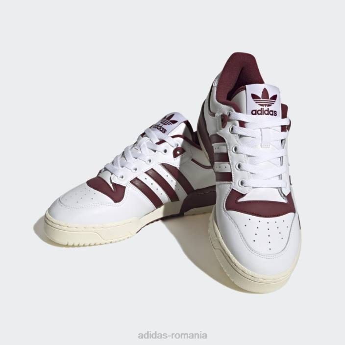 Adidas rivalitate low 86 pantofi roșii femei alb roșu 2JBN16106