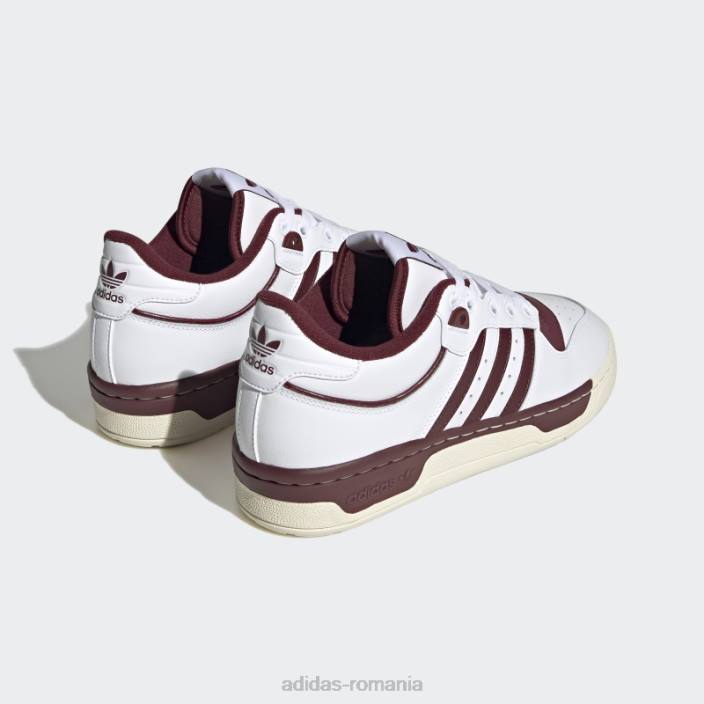 Adidas rivalitate low 86 pantofi roșii femei alb roșu 2JBN16106