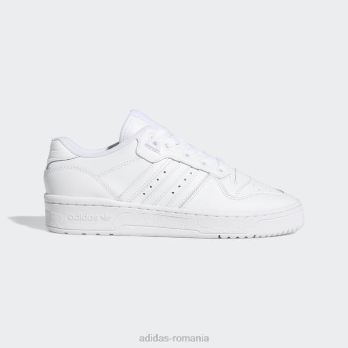 Adidas rivalitate pantofi jos negri femei alb negru 2JBN1955