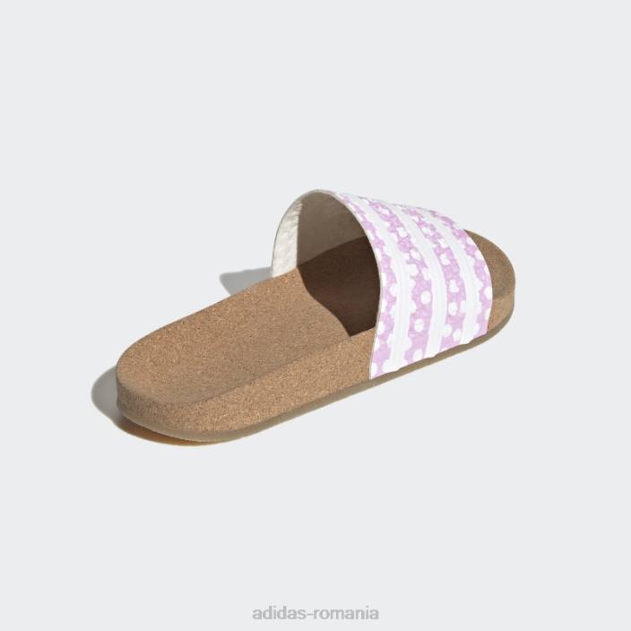 Adidas sandale adilette lila adidas femei liliac/alb/gumă 2JBN8748
