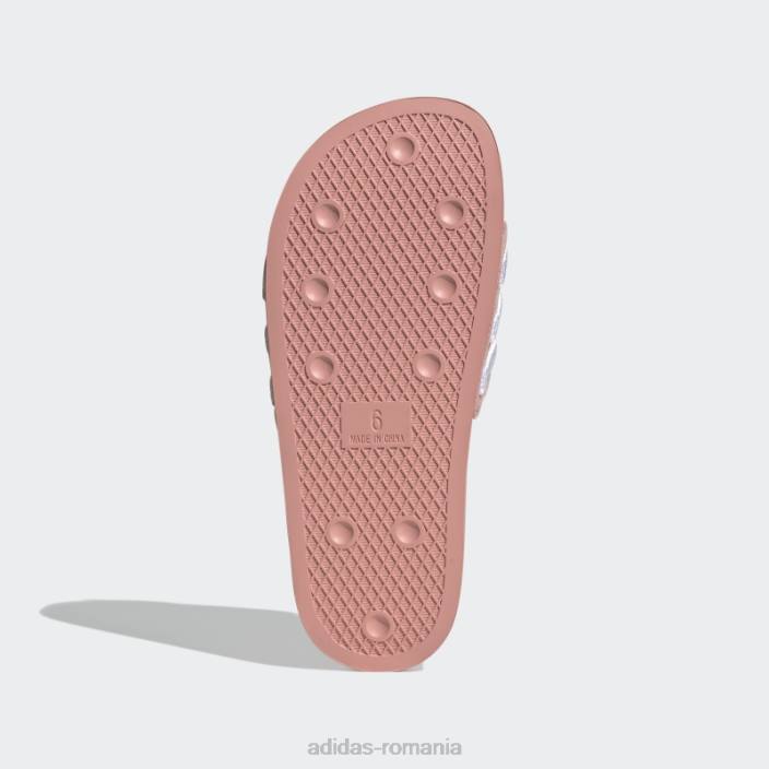 Adidas sandale adilette mov adidas femei mov/alb 2JBN16305