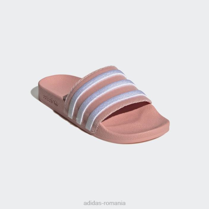 Adidas sandale adilette mov adidas femei mov/alb 2JBN16305