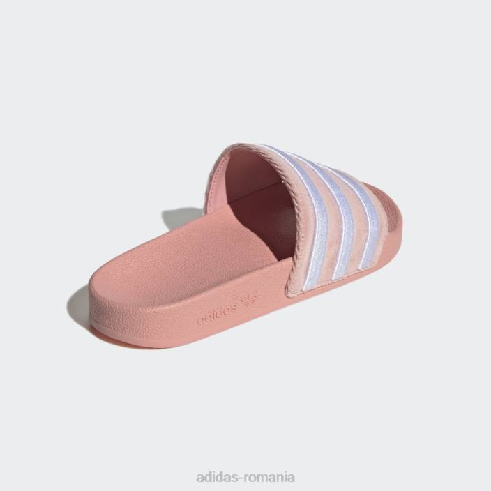 Adidas sandale adilette mov adidas femei mov/alb 2JBN16305