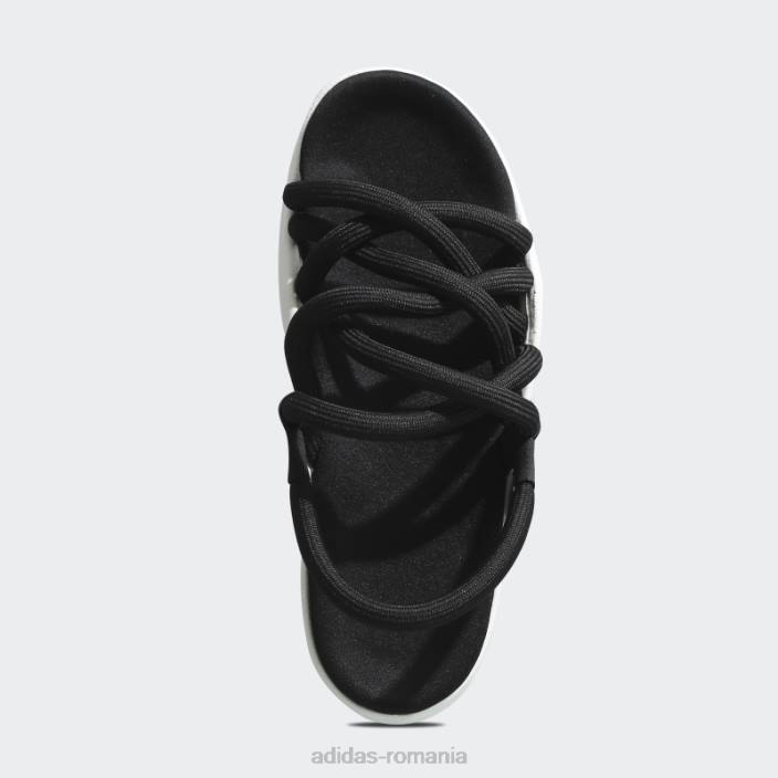 Adidas sandale adilette noda negre femei alb negru 2JBN8369