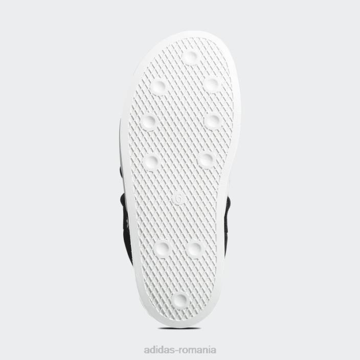 Adidas sandale adilette noda negre femei alb negru 2JBN8369