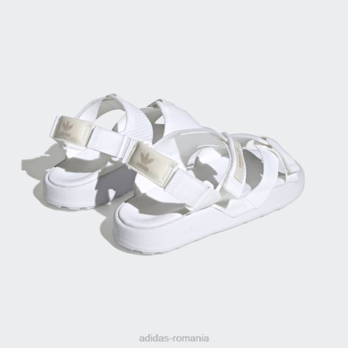 Adidas sandale albe adilette adventure femei alb/taupe 2JBN8483