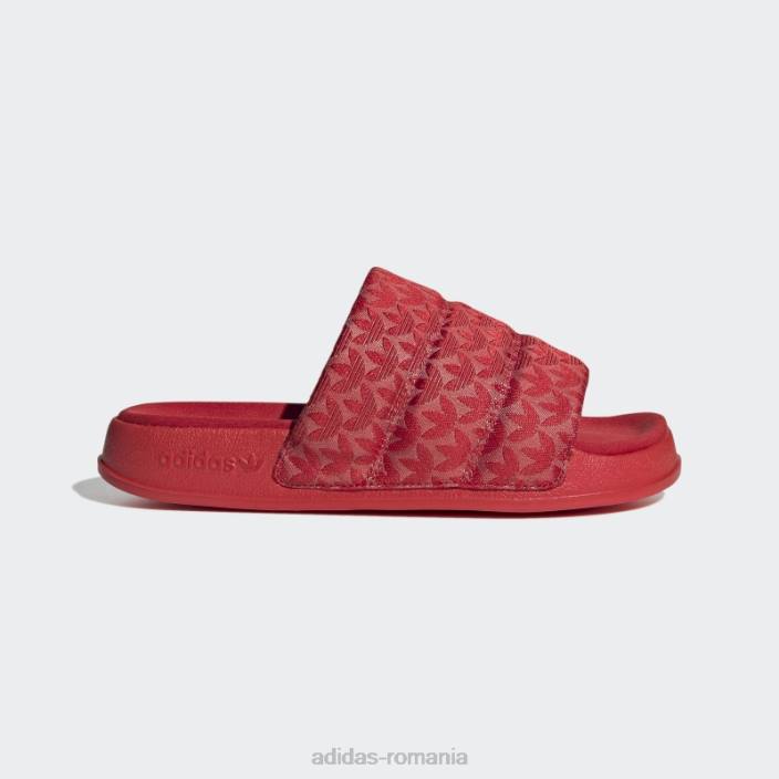 Adidas scarlet adilette essential slides femei stacojiu/rosu glorie 2JBN16018
