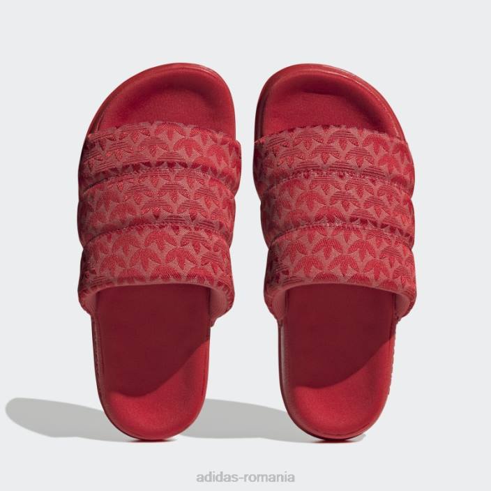 Adidas scarlet adilette essential slides femei stacojiu/rosu glorie 2JBN16018