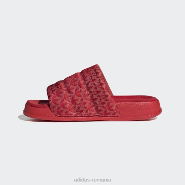 Adidas scarlet adilette essential slides femei stacojiu/rosu glorie 2JBN16018