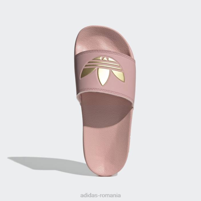 Adidas tobogane mov adilette lite femei mov/aur mat 2JBN8357
