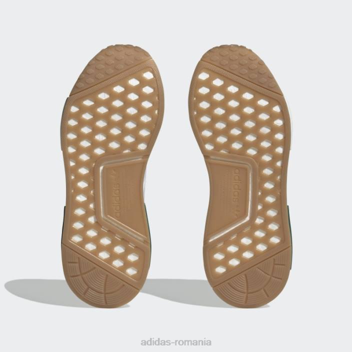 Adidas verde închis nmd-r1 pantofi moda femei alb/verde închis 2JBN8405