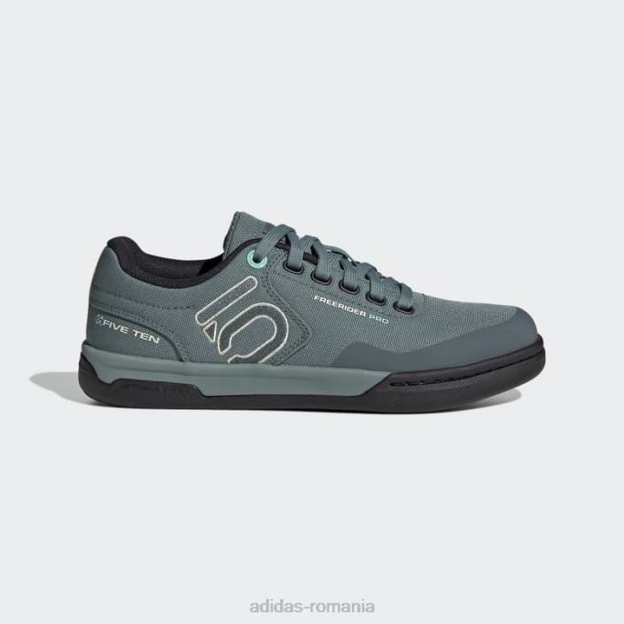 Adidas Five Ten Freerider Pro Pantofi de pânză pentru ciclism de munte adidas hazy emerald femei smarald neclar/nisip/negru 2JBN22296