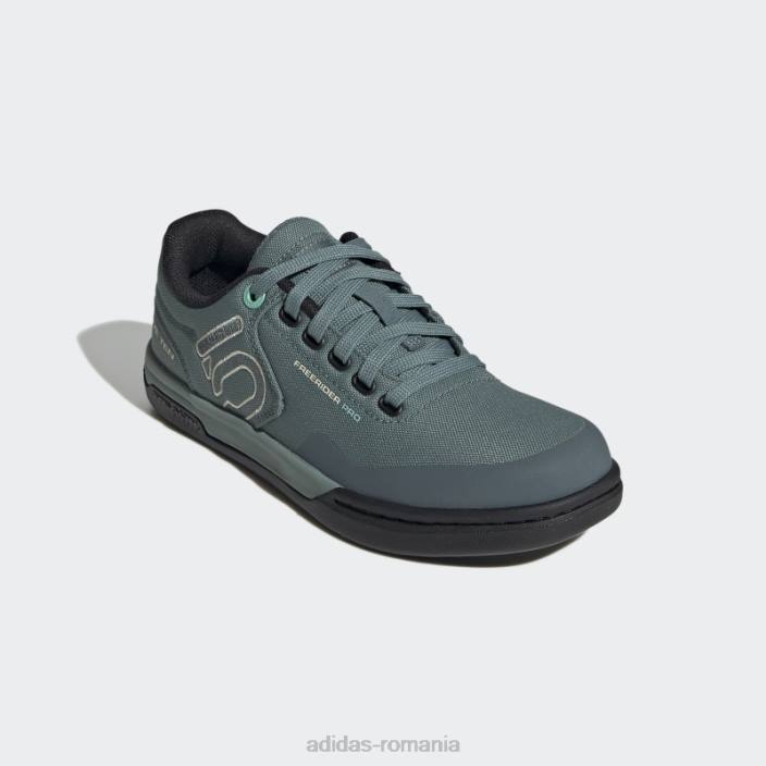 Adidas Five Ten Freerider Pro Pantofi de pânză pentru ciclism de munte adidas hazy emerald femei smarald neclar/nisip/negru 2JBN22296