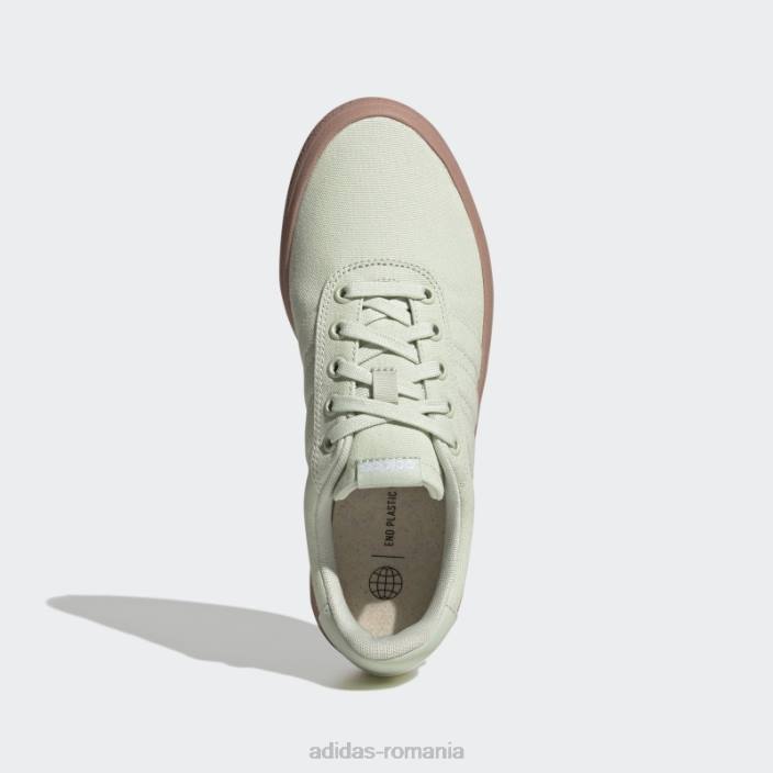 Adidas Vulc raid3r pantofi skateboard verzi adidas femei gumă verde/roz 2JBN22110