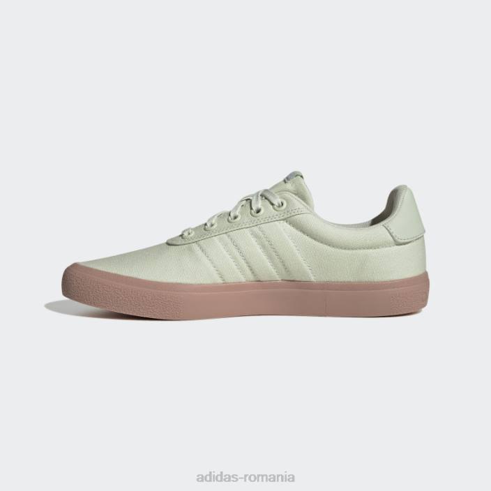 Adidas Vulc raid3r pantofi skateboard verzi adidas femei gumă verde/roz 2JBN22110
