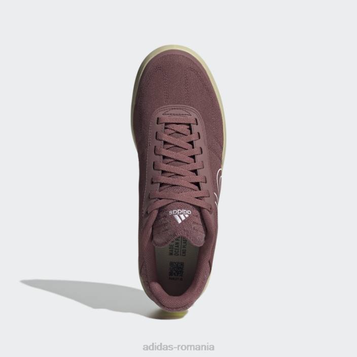 Adidas burgundy five ten sleuth dlx canvas mountain bike pantofi femei visiniu/alb/bej nisip 2JBN22253