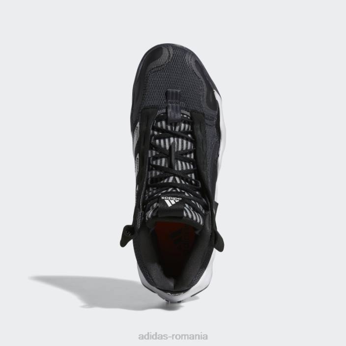 Adidas carbon exhibit b candace parker mid pantofi de baschet adidas femei carbon/alb/negru 2JBN22203