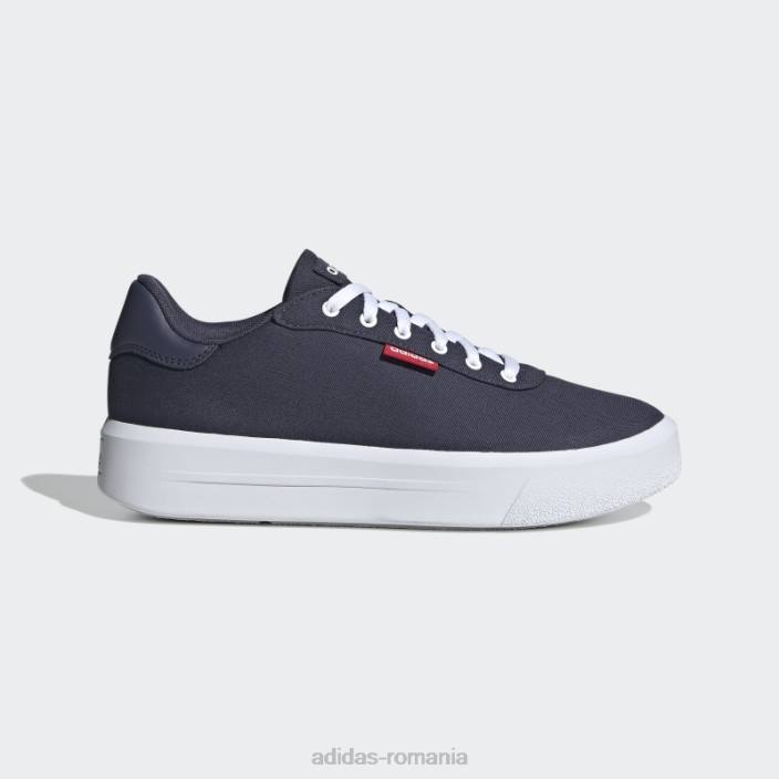 Adidas curte platformă cln pantofi bleumarin femei bleumarin/alb/rosu 2JBN21997