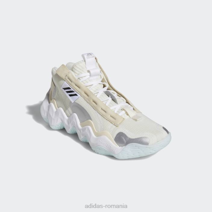 Adidas expoziție b candace parker mid pantofi de baschet alb adidas femei nuanță alb/argintiu/ecru 2JBN22212