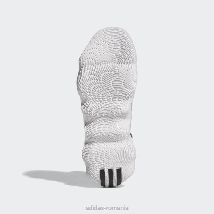 Adidas expoziție b pantofi de baschet mijlocii gri femei gri/negru/alb 2JBN22327
