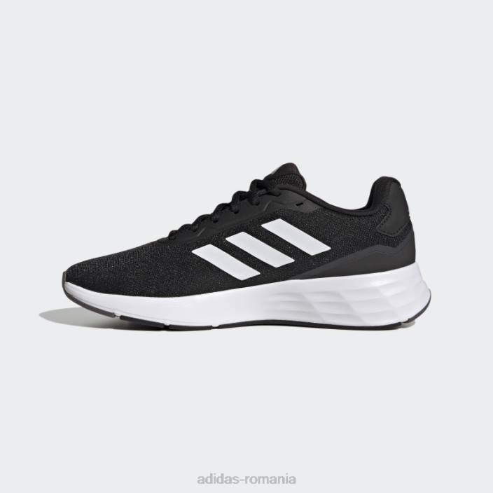 Adidas negru începe să alerge pantofi de alergat femei negru/alb/carbon 2JBN21959