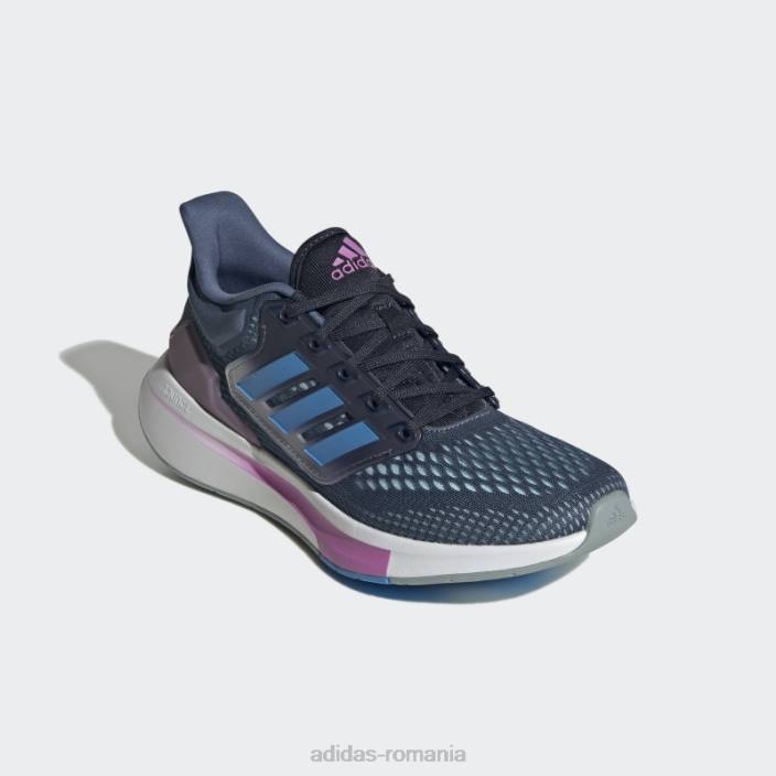 Adidas oțel eq21 run pantofi de alergare femei oțel/albastru/violet mat met 2JBN22193