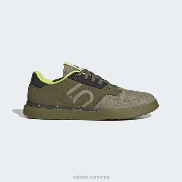 Adidas olive five ten sleuth pantof de biciclete adidas femei măsline/verde orbită/lime 2JBN22143