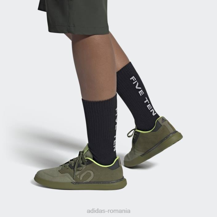Adidas olive five ten sleuth pantof de biciclete adidas femei măsline/verde orbită/lime 2JBN22143