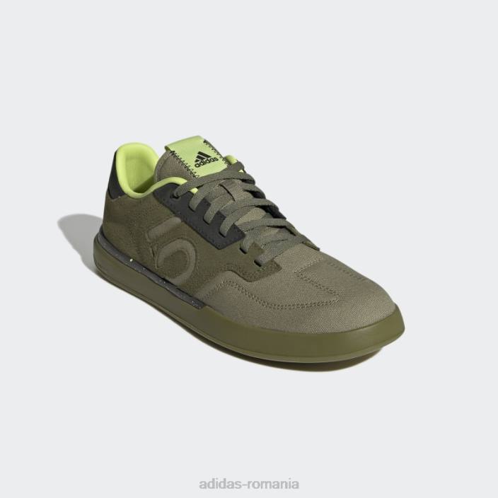 Adidas olive five ten sleuth pantof de biciclete adidas femei măsline/verde orbită/lime 2JBN22143