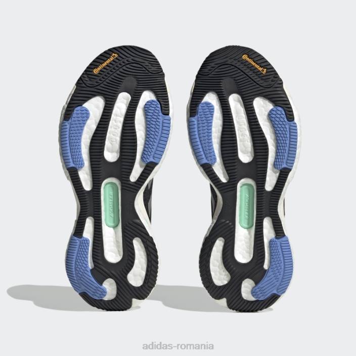 Adidas pantofi adidas carbon solarglide 6 femei carbon/argintiu/albastru 2JBN22365