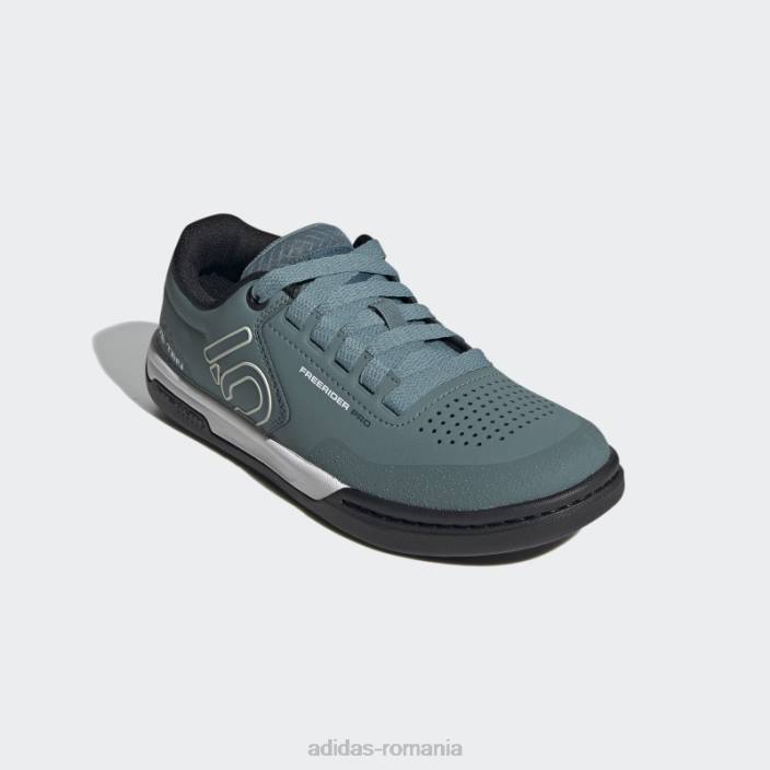 Adidas pantofi adidas hazy emerald five ten freerider pro mountain bike femei smarald neclar/nisip 2JBN22311