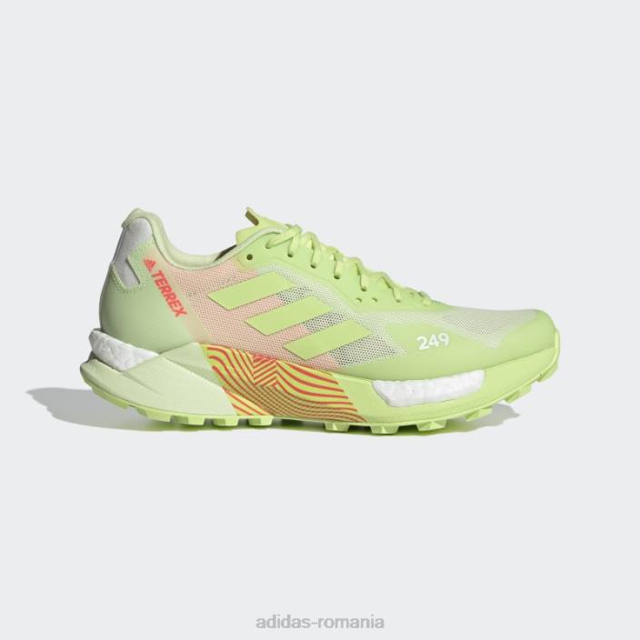 Adidas pantofi adidas lime terrex agravic ultra trail running femei var/turbo 2JBN22263