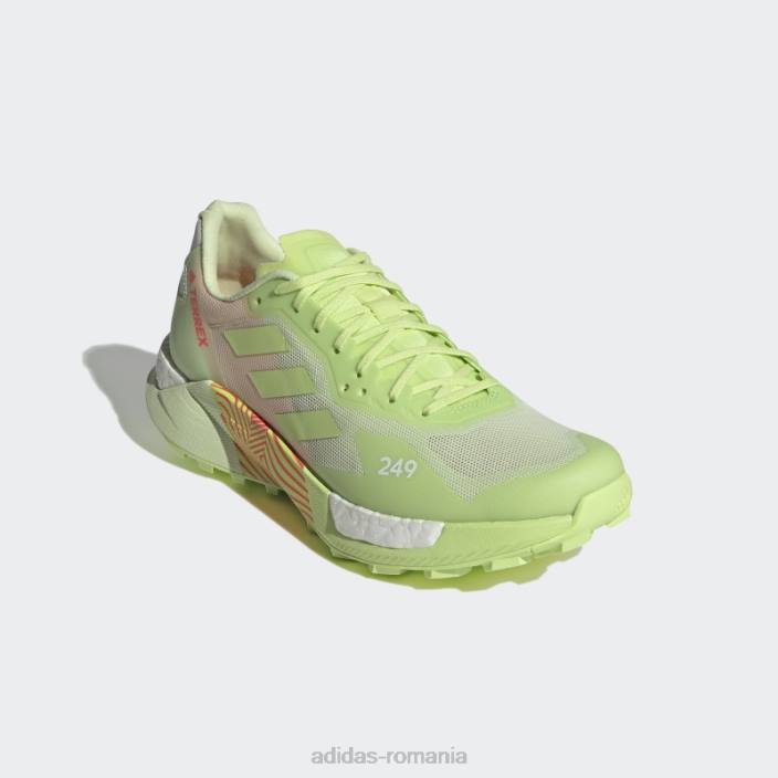 Adidas pantofi adidas lime terrex agravic ultra trail running femei var/turbo 2JBN22263