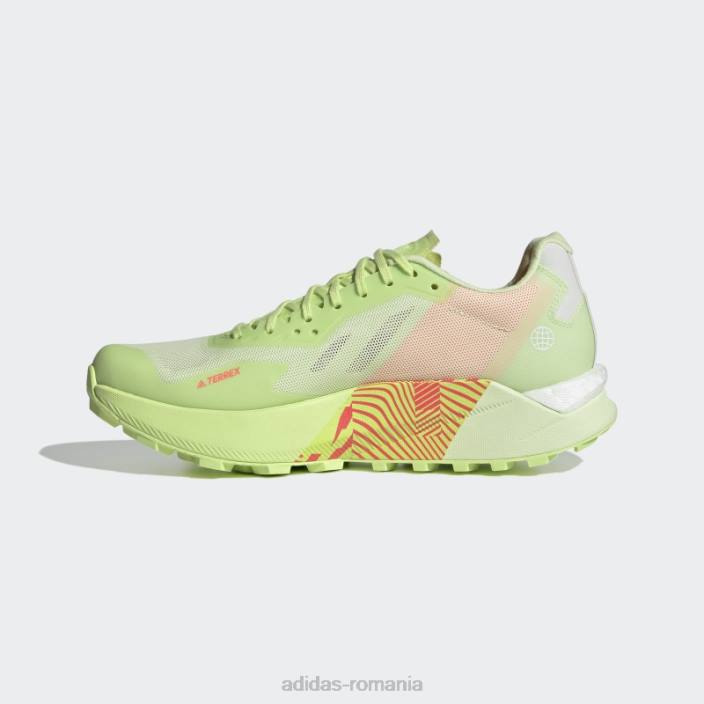 Adidas pantofi adidas lime terrex agravic ultra trail running femei var/turbo 2JBN22263