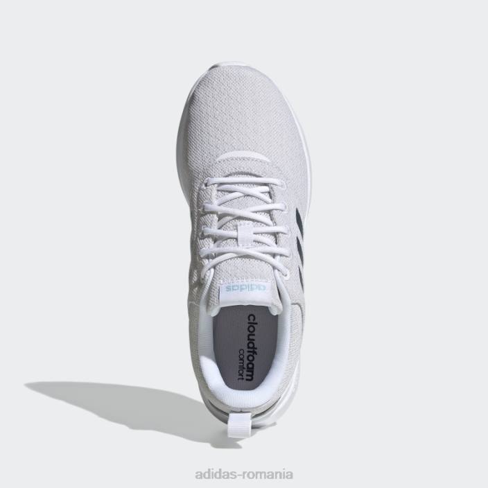 Adidas pantofi adidas qt racer 2.0 albi femei alb/vision met/gri 2JBN22317