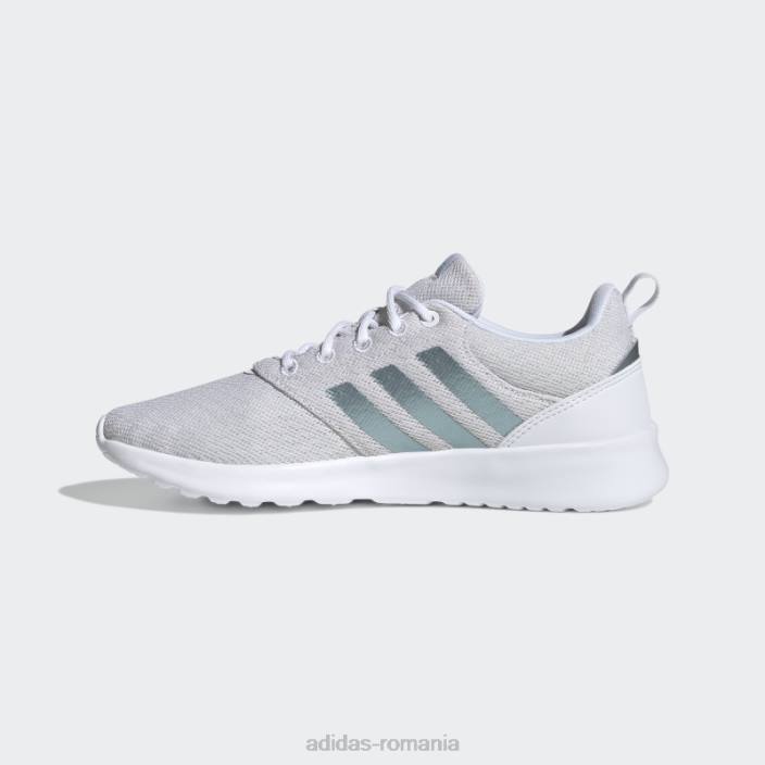Adidas pantofi adidas qt racer 2.0 albi femei alb/vision met/gri 2JBN22317