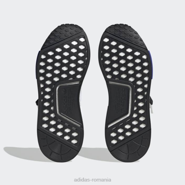 Adidas pantofi albi cu curea nmd-r1 adidas femei alb/albastru/negru 2JBN22113