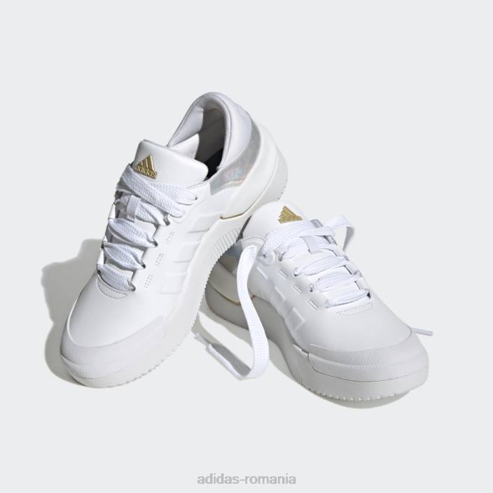 Adidas pantofi albi de curte funk femei aur alb/mat 2JBN22169