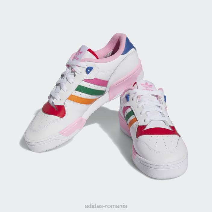 Adidas pantofi albi de rivalitate femei alb/magenta/stacojiu 2JBN22000