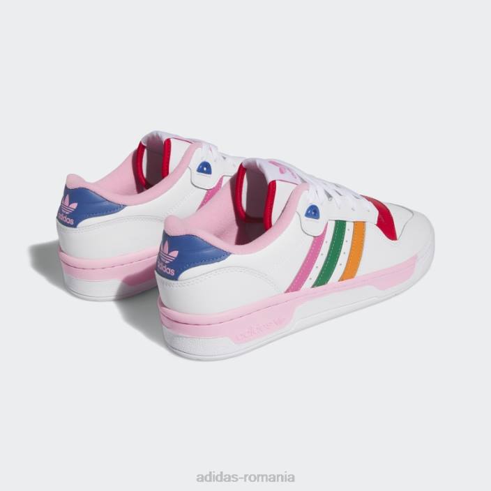 Adidas pantofi albi de rivalitate femei alb/magenta/stacojiu 2JBN22000