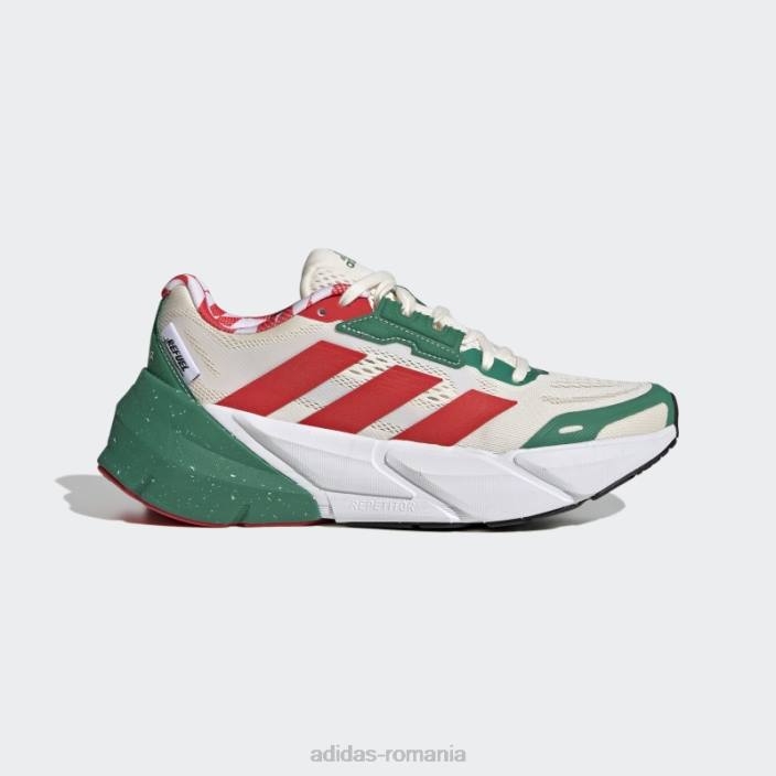 Adidas pantofi alergare adistar 1 alb adidas femei alb/rosu/verde indraznet 2JBN21984