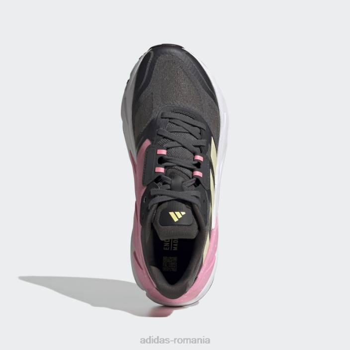 Adidas pantofi alergare adistar cs gri femei gri/galben/roz fascicul 2JBN22214