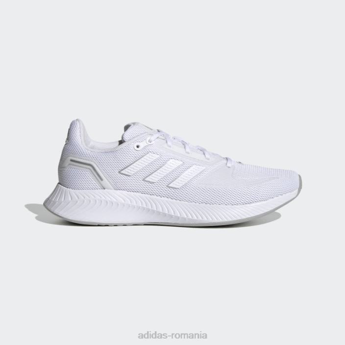 Adidas pantofi alergare runfalcon 2.0 alb femei alb/argintiu 2JBN22081