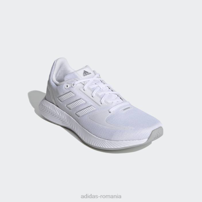 Adidas pantofi alergare runfalcon 2.0 alb femei alb/argintiu 2JBN22081