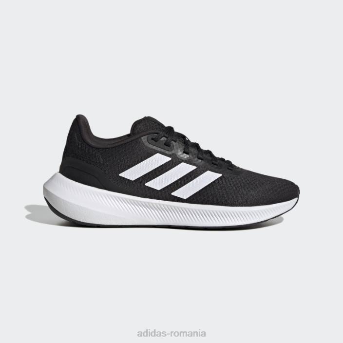 Adidas pantofi alergare runfalcon 3 negri femei alb negru 2JBN22064