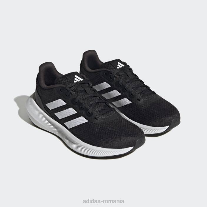 Adidas pantofi alergare runfalcon 3 negri femei alb negru 2JBN22064