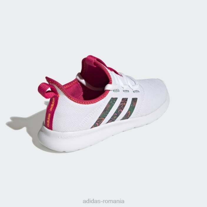 Adidas pantofi berry cloudfoam pure 2.0 femei alb/verde îndrăzneț/boacă 2JBN21972